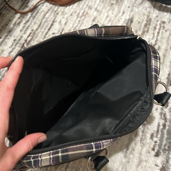 Plaid bowler bag - Picture 2 of 2